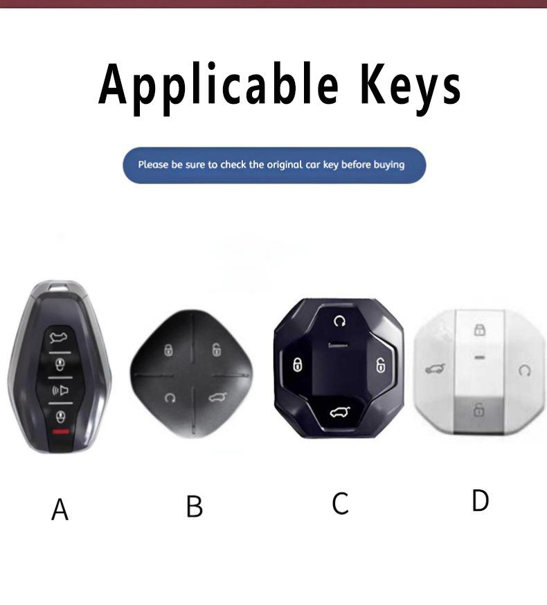 Car Key Case Cover Fob For Chery Jetour Dashing I-Dm X-1 -6 Keychain Durable Protector Leather Holder Accessories