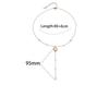 Trendy Delicate Heart Shaped Pendant Dainty Fine Chains Necklaces Chain Gold Plated Zircon Stainless Steel Women's Fashion Gift
