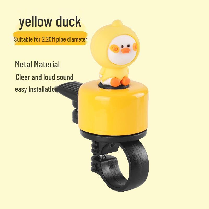 Children s Cartoon Bicycle Bell for Strollers, Mountain, and Balance Bikes One Size