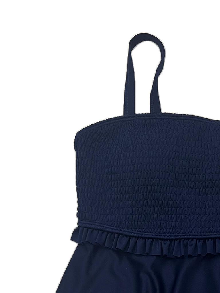 Plus Size Ruffle Suspender Skirted Swimsuit for Women