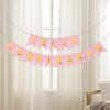 1PC/5PCS/10PCS 11.6cmX16.2cm Spanish Birthday Flag Party Banner Flower ForHome Room Happy Birthday Party Atmosphere Decorations