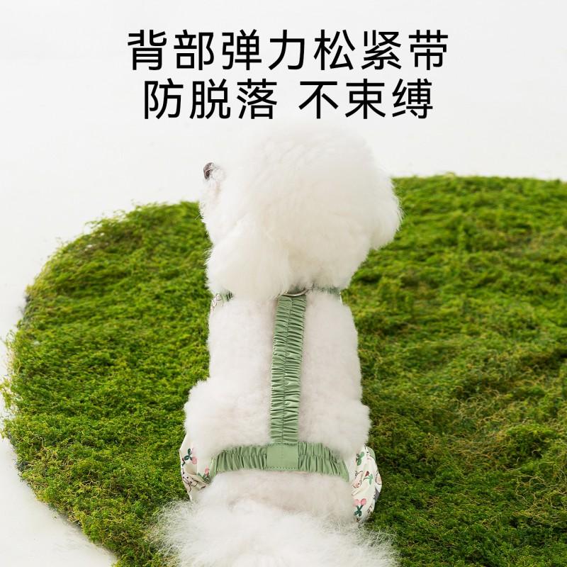 All-Season Waterproof Raincoat Small To Medium Dogs - Full-Body 4-Legged Hooded Pet Outfit With Cartoon Print