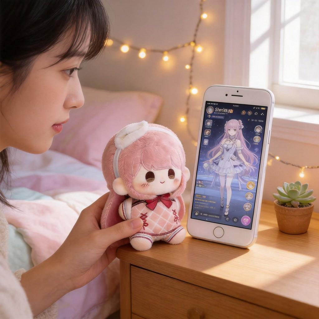 Shining Nikki Plush Doll With High Quality Feather Cotton For Birthday Gift Collectors