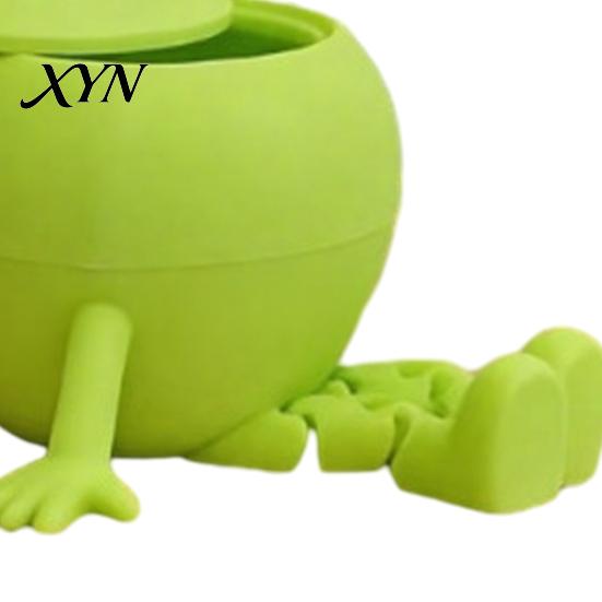 Smooth Edge Storage Container Small Fruit Shaped Container, 3D Printed Candy Items Playful Desk Accessory Box with Movable Joints for Office Desktop,