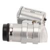 45X Mini Pocket Microscope Adjustable Portable Magnifying Glass with 2 LED Lights for Jewelry