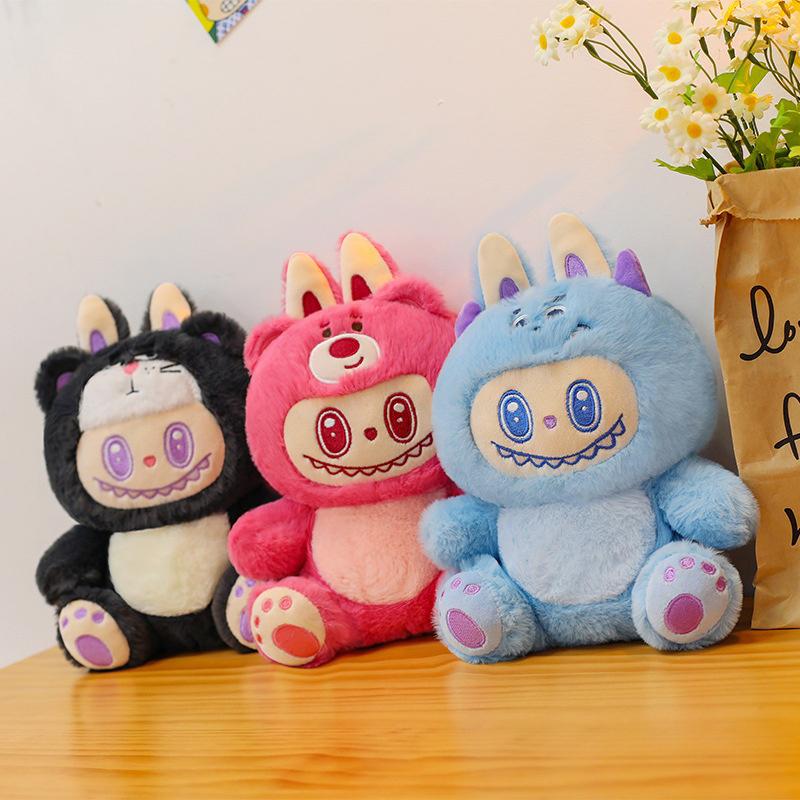 28/35cm Cute Anime Figure The Monsters Transformation Series Labubu Plush Doll