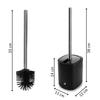 SYNTRA Black Matte Toilet Brush