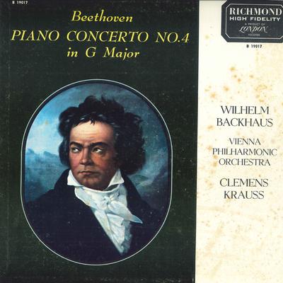 LP Record LUDWIG VAN BEETHOVEN, WILHELM BACKH - Piano Concerto No.4 In G Major B19017 Richmond 1958 US Classical Used