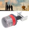 Solar Powered LED Strobe Robust Reflective Waterproof Beacon Warning Light Cone Lamp with Iron Bracket