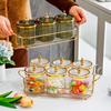 Transparent Food-Grade Plastic Storage Jars for Grains, Snacks, and Dried Goods