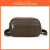 Contacts Sling Genuine Men Leather Shoulder Bags Retro Small Messenger Bags High Quality Male Crossbody Bags Handbags