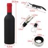 Lunari Wine Tool Bottle Drip Sommelier Knife Multifunctional with Storage Case 3-Piece Set Opener, Pourer, Ring, -