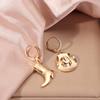 Coo Cowboy Hat Boot Earring Fashion Geometric Pendant Earrings Asymmetric Charms Earrings  Unisex