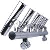 Stainless Steel 5-Tube Fishing Rod Holder Bracket - Marine Hardware Accessory