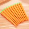 Funny Carrot 0.5mm Black Gel Ink Writing Pen Office School Supply Creative Gift