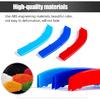 Tricolored Grille ert Trims Compatible With BMW 2010-2016 F10 F11 5 Series 528i 535i 550i with Standard Center Chrome Kidney Grill (10 Beams), NOT