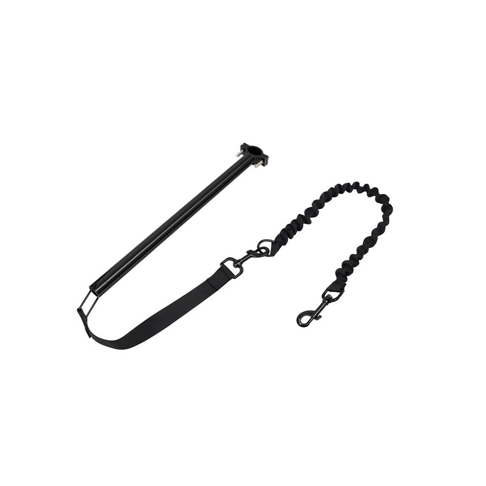 Bike Dog Leash Detachable Bicycle Pet Strap Black