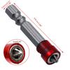 Magnetic Screwdriver Bit Cross-head Electric Drill Screw Driver Bits 1/4'' Hex Shank Screwdriver Bit Electric Kit