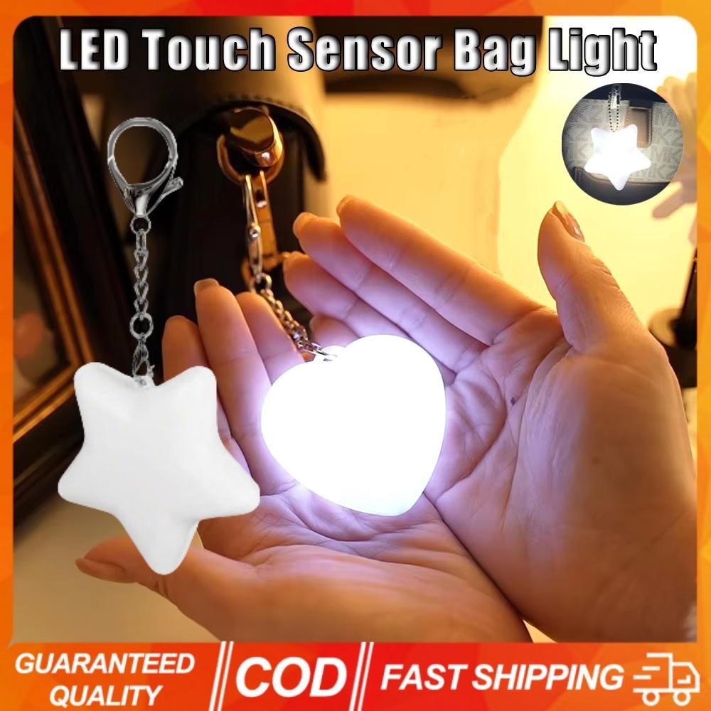 Mini Purse Glow Light Rechargeable Handbag Light Led Automatic Sensor Touch Lamp USB Charging Find Keys In Dark Bag Practical Gift