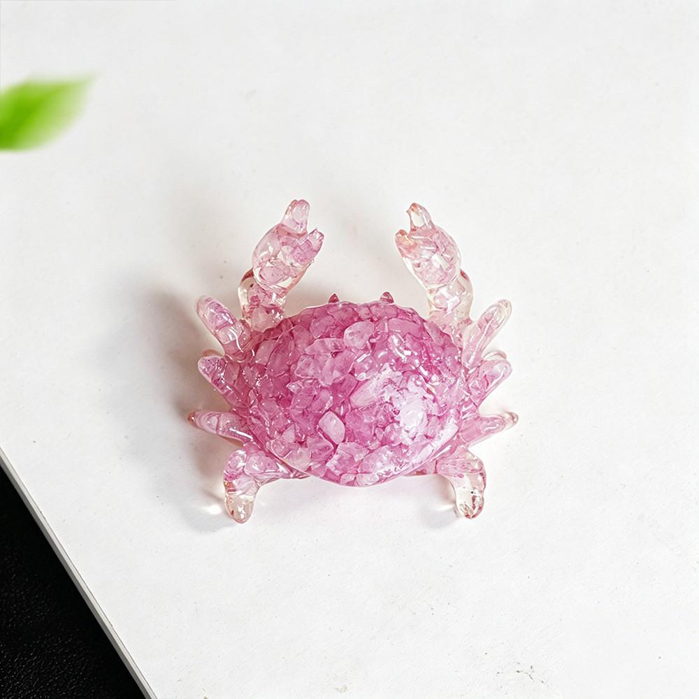 Chinese Zodiac Rabbit Resin Figurine With Crystal Waterdrop For Office Decor And Gift Giving