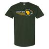 Green Bay Retro Roadster - T-shirt Vacanza Vintage Hometown Texas - Foresta