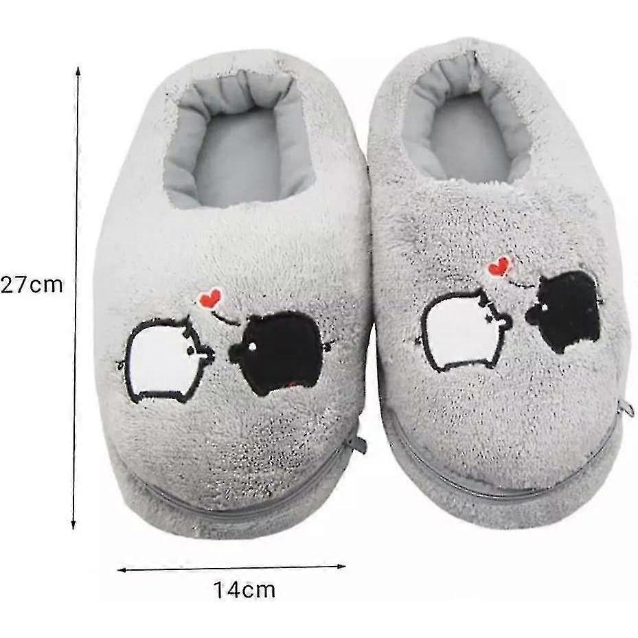 Electric Heating Slippers Usb Foot Warmer Heated Plush Winter Shoes To Keep Feet Warm Foot Warmers