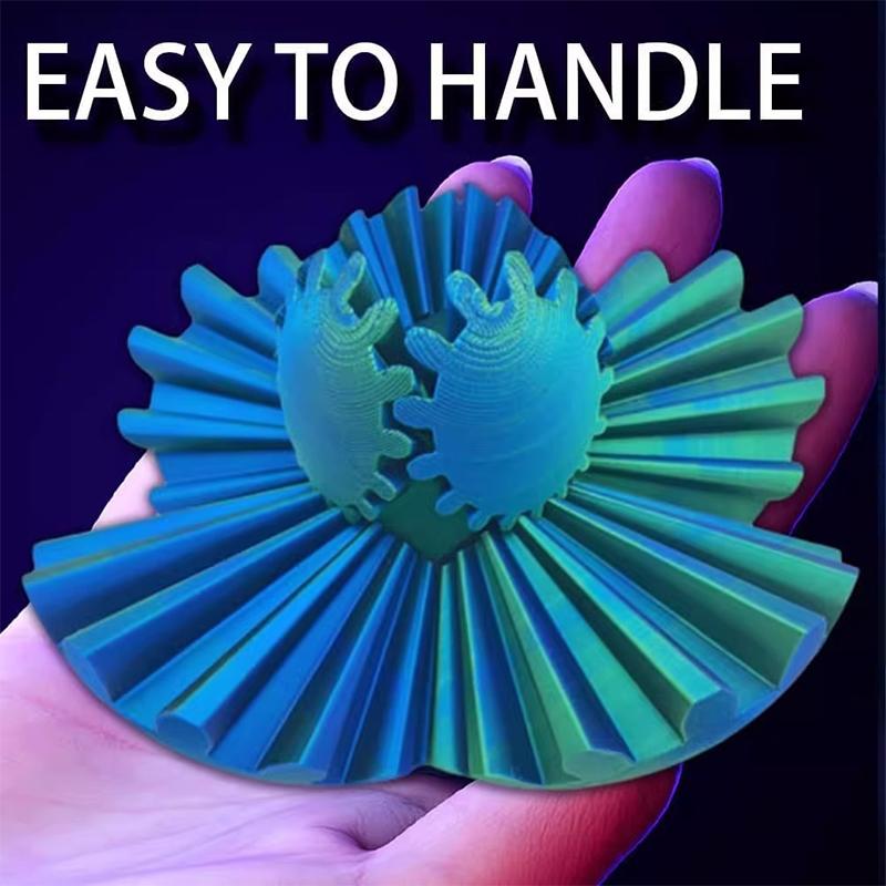 3D Printed Gear Ball Spin Ball Or Cube Fidget Toy,Gear Ball Pop Fidget Toy,Gear Toy For Stress And Anxiety Relaxing,Gear Sphere