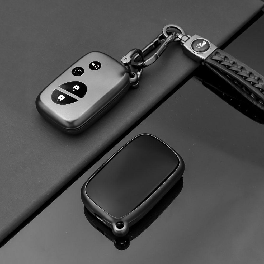 Grey Tpu 3 4 Buttons Remote Car Key Cover Case Silicone Protect Shell For Lexus Gx460 Gx Ct200H Es 300H Is250 Gx400 Rx270 Rx450H
