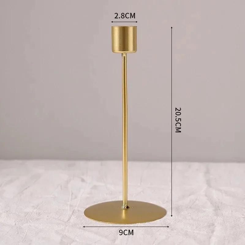 Candlestick Crafts Simple Nordic Desk Candle Ornament Candle Holder for Dining Room Decor Thanksgiving Wedding Festivals Gift