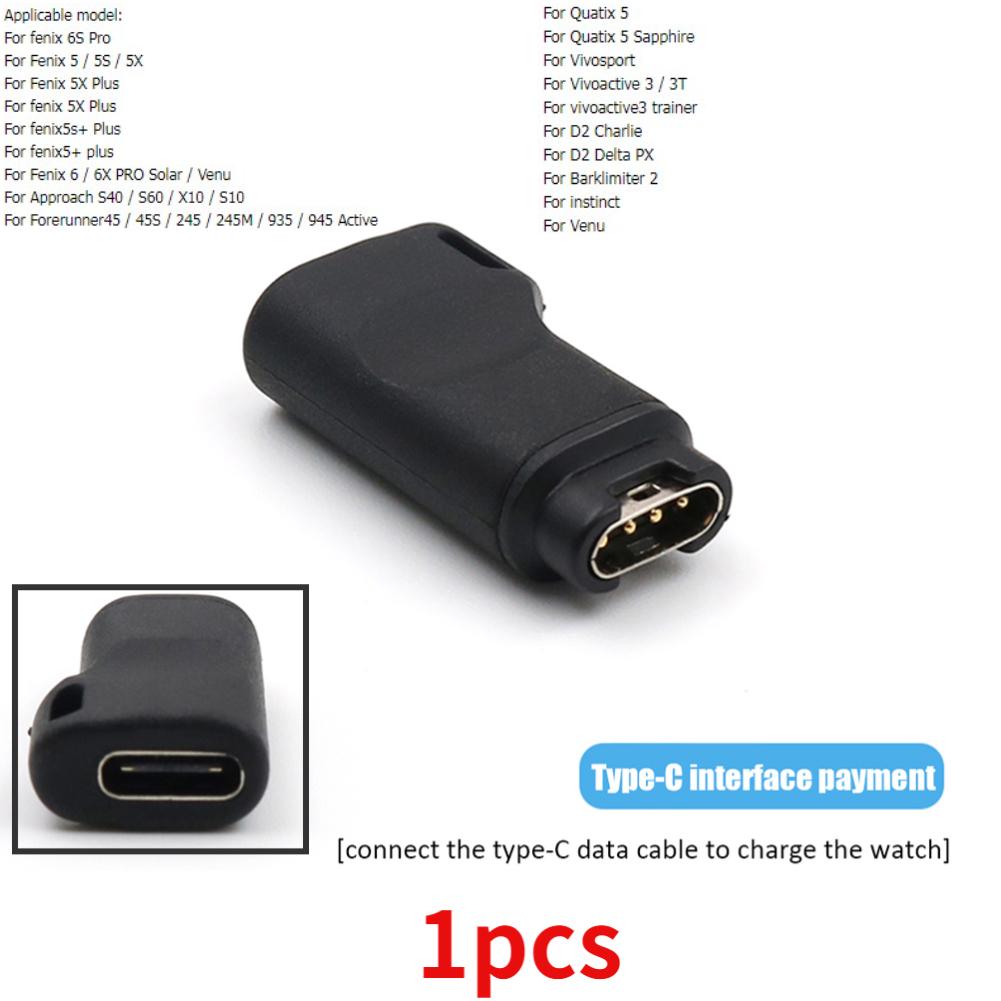 USB Fast Charger Dock Base For Garmin Vivoactive 3 charger 4s 935 Venu Sq 945 245 Fenix 5S 5X Plus 7 6 6S 6X Pro Charging Cable