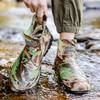Men's Camouflage Non-slip Waterproof Rain Boots for Outdoor Wading, Hiking, and Camping