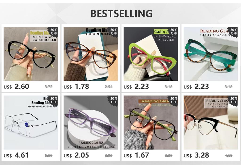 Finished Anti Blue Light Presbyopia Glasses for Women Men Fashion Trend Square Farsighted Eyeglasses Ladies Reading Plus Eyewear