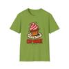 Unisex Softstyle T-Shirt Pop Art Cupcake Funny Graphic Tee Cup Quake Pun