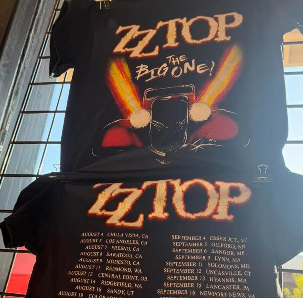 ZZ Top The Big On Tour 2026 North America Tour T-Shirt
