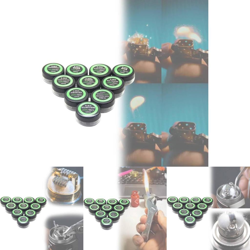 Alien Clapton Coil Rda Heating Wire For Vape Enthusiasts Fueling Cloud Chasing