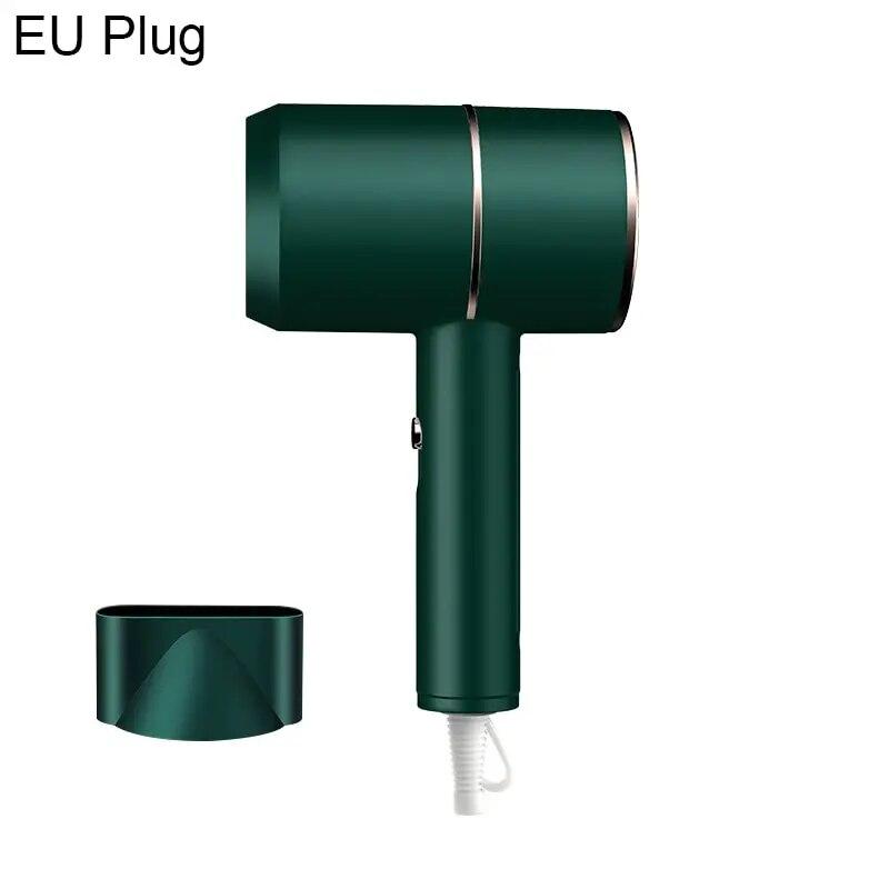 

Электрический фен со складной ручкой, гладкий холодный ветер, мини-фен для бытовой техники, инструменты для личной гигиены EU зелёный