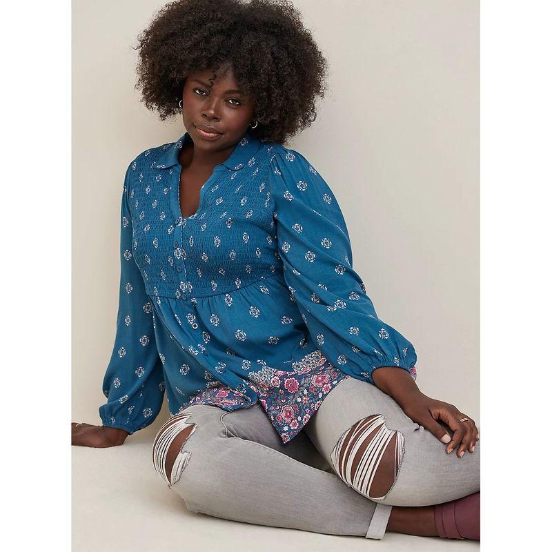 

Stylish Slim Fit Slimming Long Sleeves Shirt Blue 2 pieces