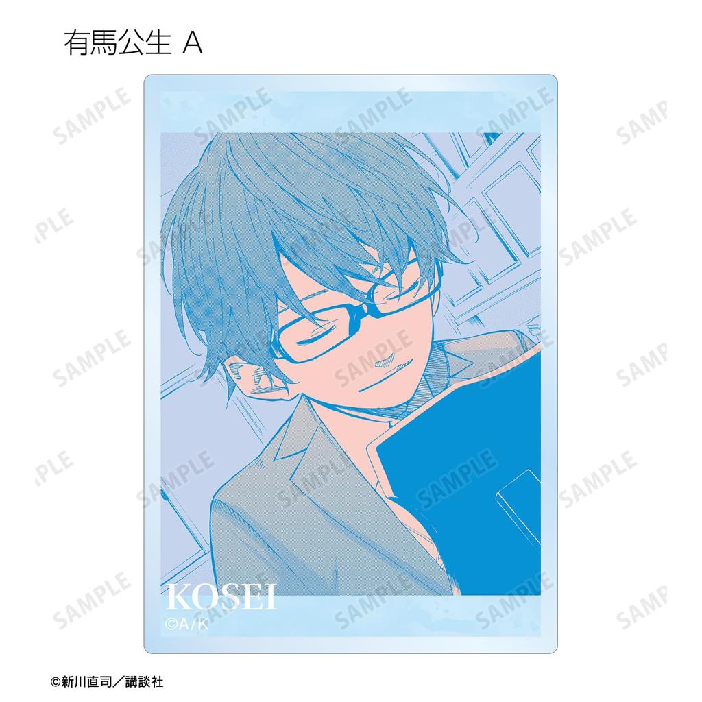 Your Lie In April Trading Manga Frame Acrylic Cards Box of 15