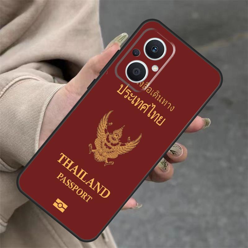 Thailand Flag Map Case For OPPO Reno 14F 13F 12F 11F 10 12 13 14 Pro 7 8 Lite OPPO Find X5 X6 X8 X9 Pro Cover