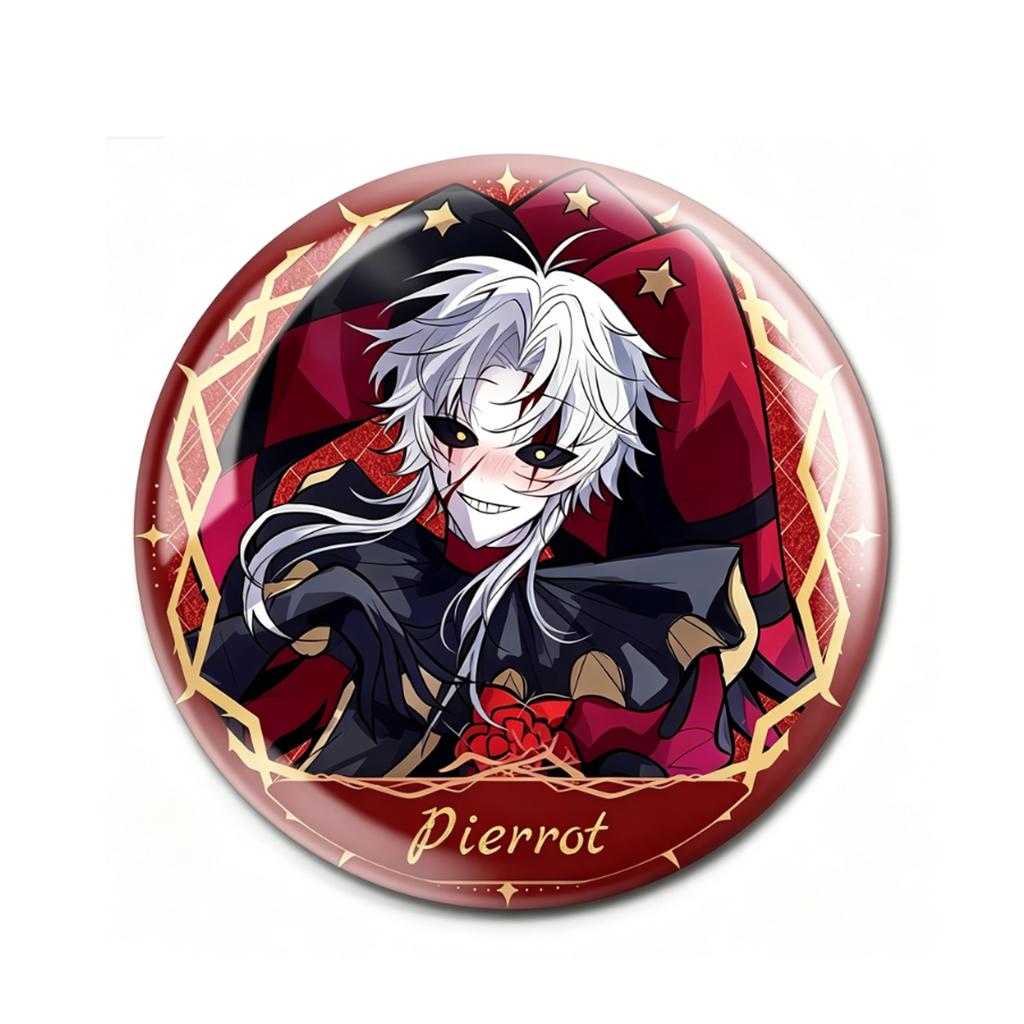 Anime Style Metal Badge Pin Featuring Original Character Design with High-Quality PET Coating Durable and Lightweight for Collectors and Accessories