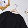 Autumn 2025 European & American Loose Cropped Elastic Round Neck Women's Two-Piece Top