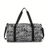 Football Pattern Large Capacity Luggage Bag for Boy/Girl Best Gift 2D Cartoon Travel Duffels Outdoor Fitness Bag for Children