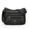 Ladies' Soft Leather Large Capacity Crossbody Shoulder Bag