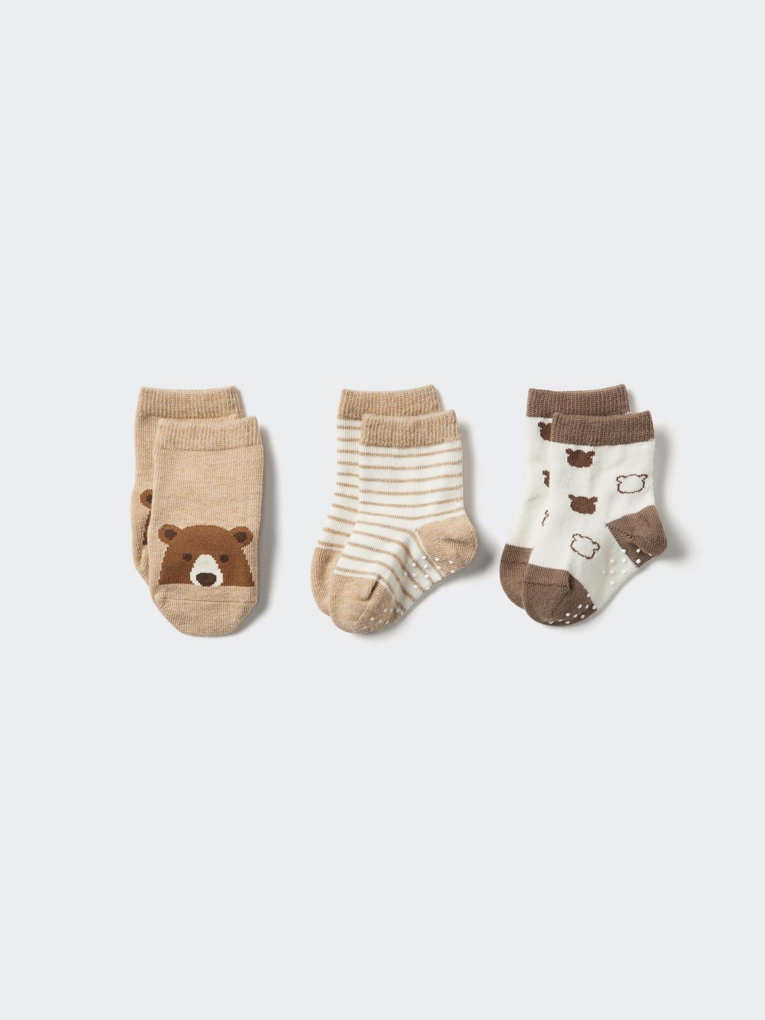 

Детские носки Uniqlo 3р 31 BEIGE/BABY 14cm