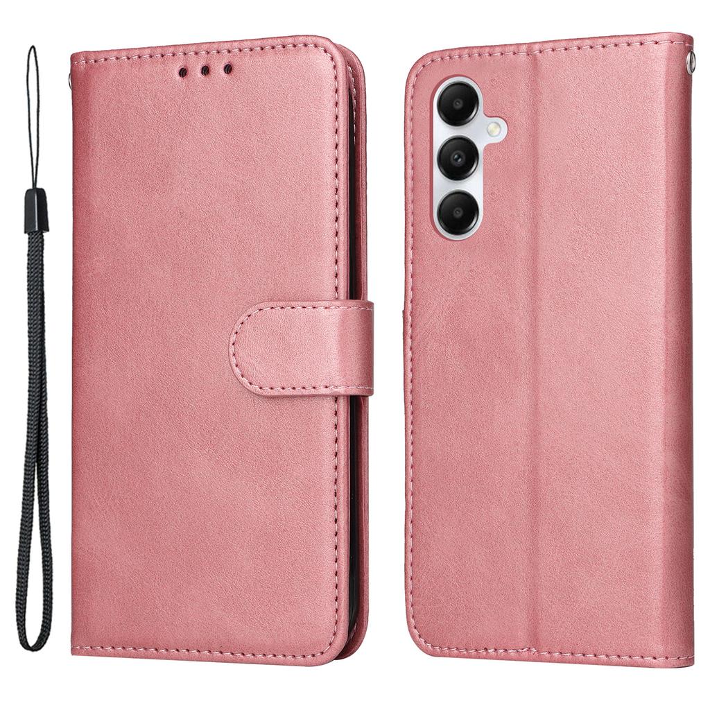 For Samsung Galaxy A05s 4G Case Calf Texture Leather Wallet Phone Stand Cover