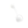 Les Trésors De Lily [I9478] - Body Piercing 'Coloriage' blanc