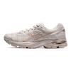 Asics Gel-Flux 4 Bequemes Sportgewebe Synthetisches Leder Langlebig Low-Top Laufschuhe Damen Sneaker Beige Gold 1012A523-252