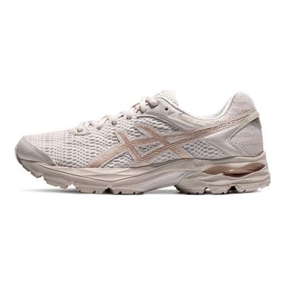 Gel-Flux 4 Comfortable Sports Fabric Synthetic Leather Durable Low-Top Running Shoes Women Sneaker Beige Gold 1012A523-252
