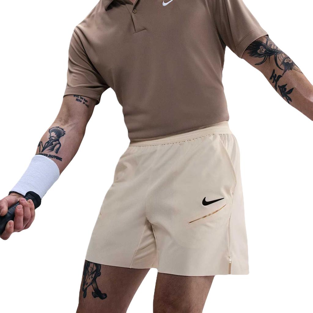 Nike Dri FitSLAM Tennis Bottom Men's Ivory White FZ6938-110
