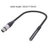 Audio Converter Adapter Cable 3.5 3.5mm Female To XLR 3Pin Female Microphone Adapter Cable Stereo Audio Cable